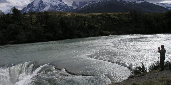 Peřeje v  Torres del Paine