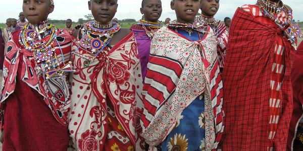 Amboseli, v masajské vesnici