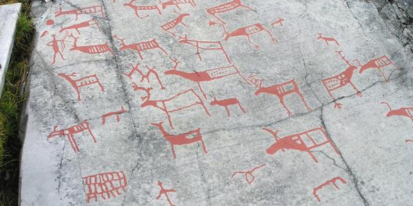Prehistorické kresby v Altě