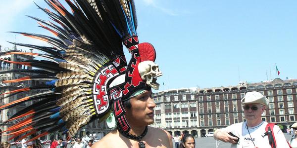 Na náměstí v Mexico City