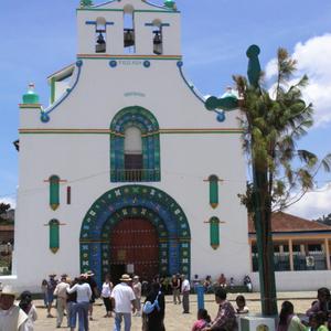Odsvěcený kostej v San Juan De Chamula