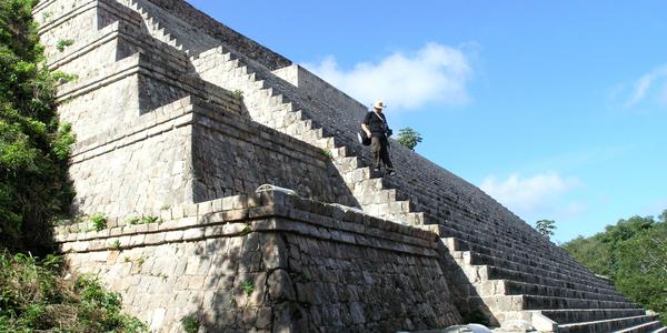 Pyramida v Uxmalu