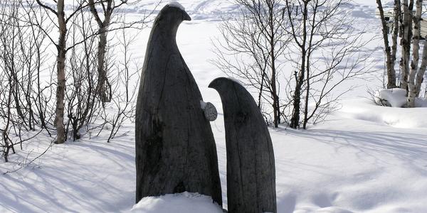 U chaty Kakslauttanen