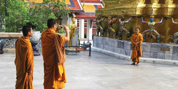 Mniši na výletě, Grand palace v Bangkoku