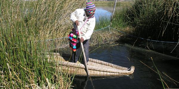 Na jezeře Titicaca