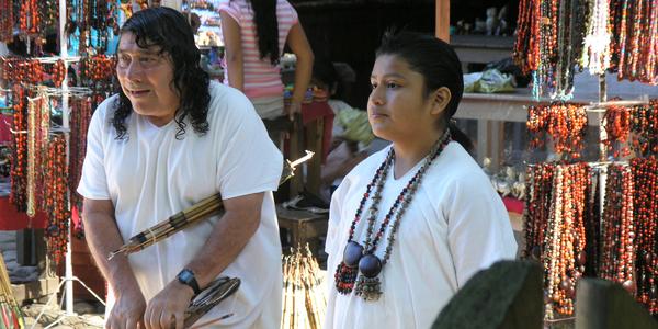 Palenque, lacandonští Indiáni