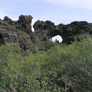 Dimmuborgir na Mývatnu