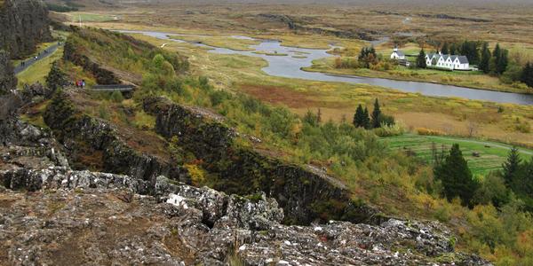 Thingvellir, celkový pohled
