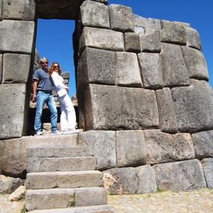 Incké lichoběžníky,  pevnost Sacsayhuaman