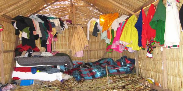 Totorová chatka na plovoucích ostrovech, Titicaca