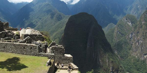 Vysoko nad řekou Urubamba