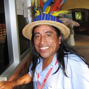 Místní průvodce v Copánu, Honduras