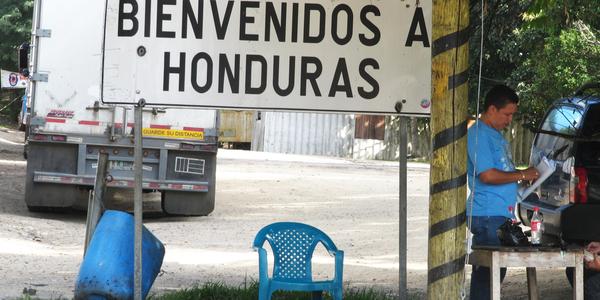 Státní hranice mezi guatemalou a Hondurasem