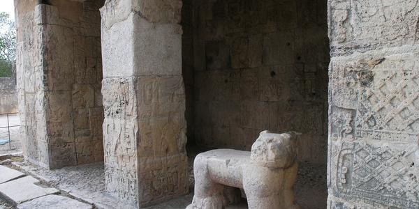 Jaguár v Chichen Itza