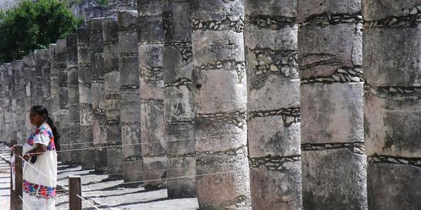 Mayská indiánka, Chichen Itza