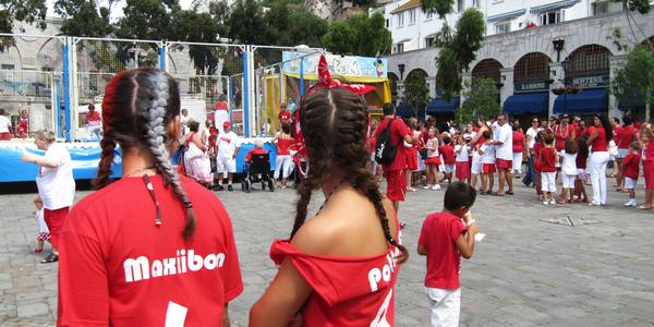 Gibraltar v den státního svátku