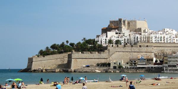 Peniscola, pohled na hrad
