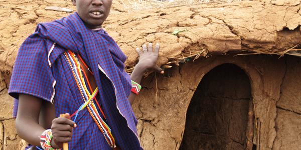 Pozvání do masajské chýše v Amboseli