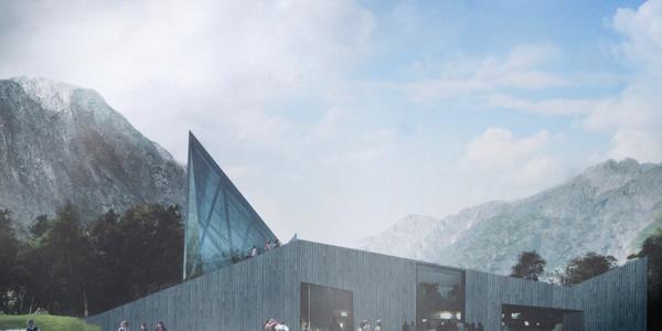 Projekt informačního centra v údolí Romsdalen