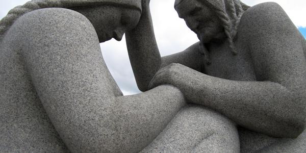 detail z Vigelandova parku, Oslo
