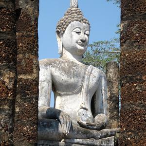 Buddha v Sukhotai, lokalitě UNESCO