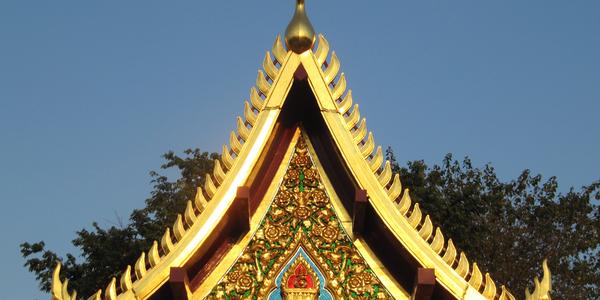 Phitsanulok, detail výzdoby chrámu