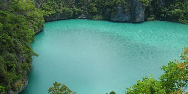 Laguna na ostrově Samsao, Koh-Samui