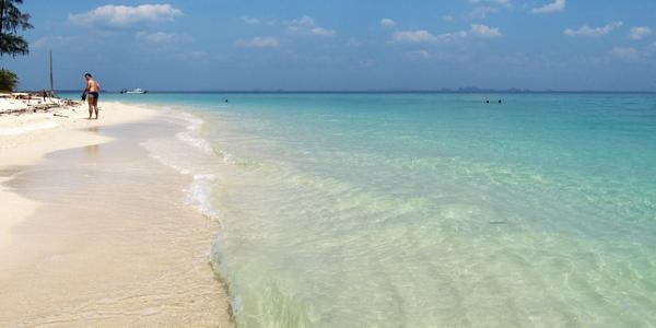 Momentka z výletu na Four Islands, Krabi