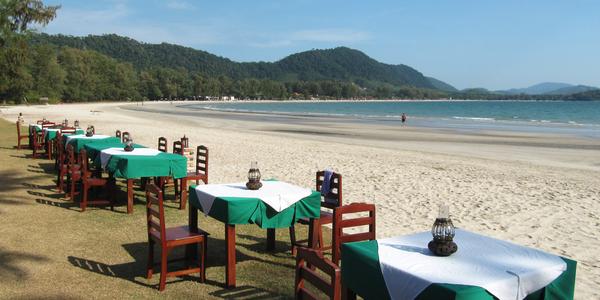 Restaurace hotelu Twin bay, Koh-Lanta