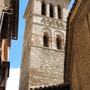 Toledo, mudéjarská věž kostela San Tomé