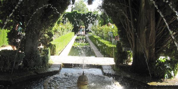 Granada, zahrady Generalife