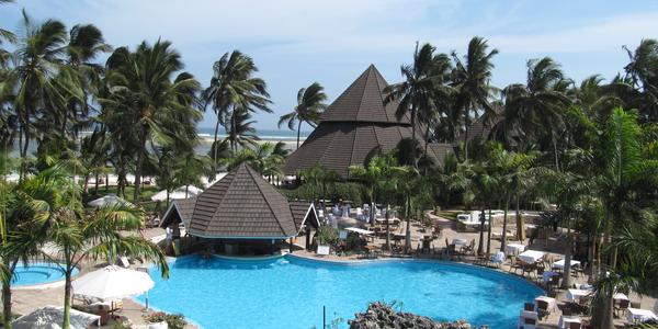 Hotel na jižním pobřeží, Mombasa