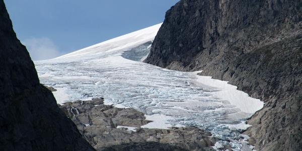 Splaz ledovce Jostedalsbreen