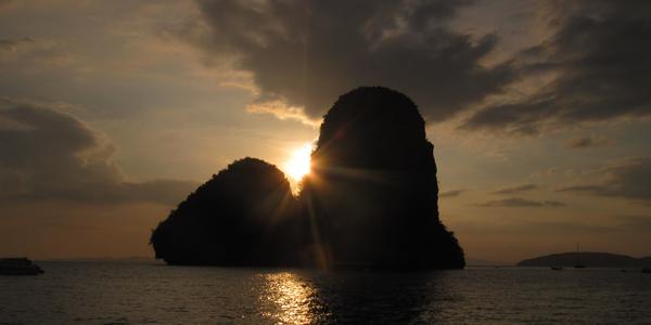 Západ slunce na Krabi