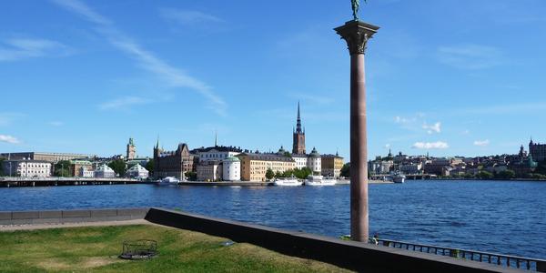 Stockholm, pohled od radnice