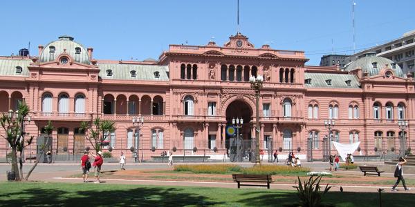 Casa Rosada, prezidentský palác v Buenos Aires