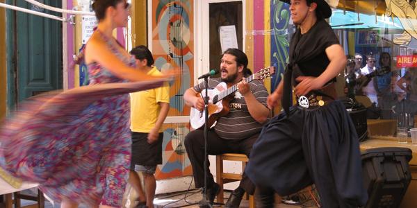 Tango v La Boca, Buenos Aires
