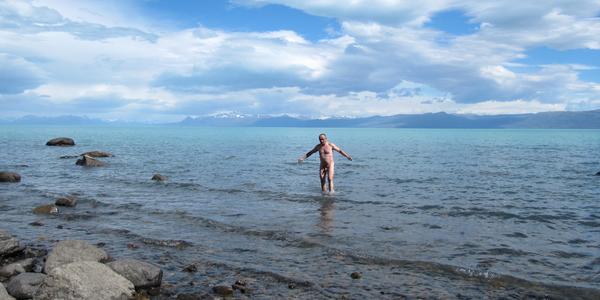 Ledová koupel v Lago Argentino, El Calafate