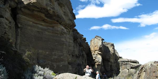 Lokalita Cuevas Waliche, El Calafate