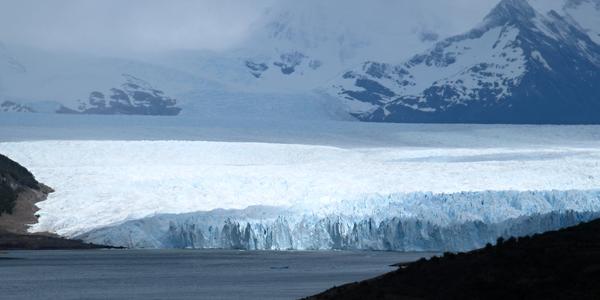 První pohled na ledovec Perito Moreno