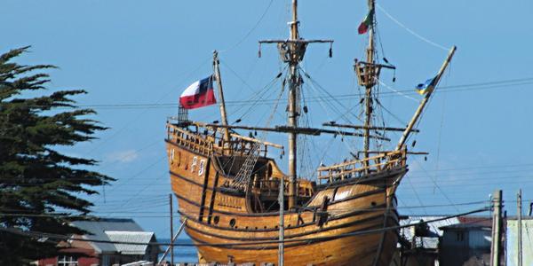 Replika Magellanovy lodě Viktoria, Punta Arenas