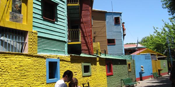 Ráno v La Boca, před náporem turistů, Buenos Aires