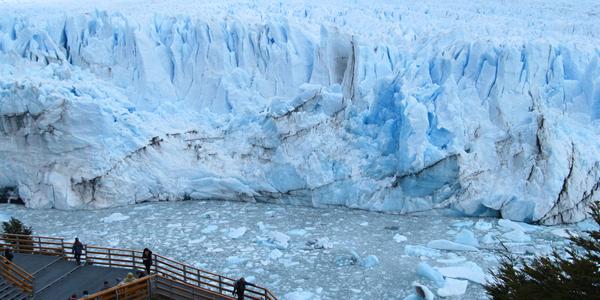 Vyhlídkové plošiny u Perito Moreno