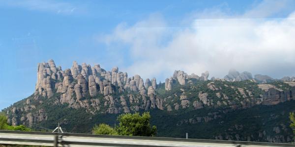 Montserrat z autobusu