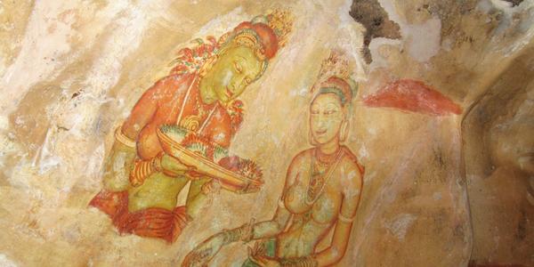 Fresky v Sigiriya
