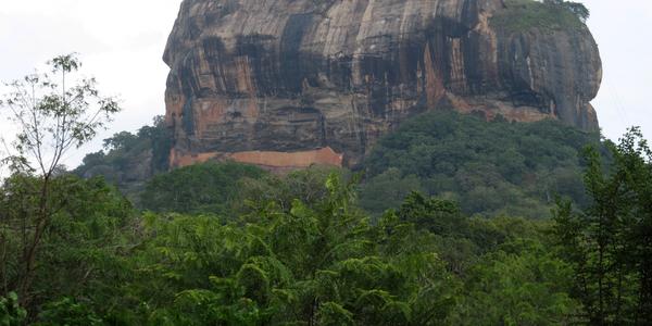 První pohled na Sigiriya