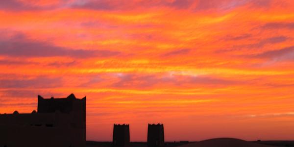 Hořící nebe, Merzouga