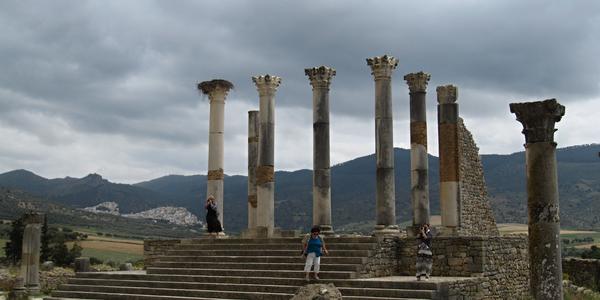 Impozantní zříceniny Volubilis