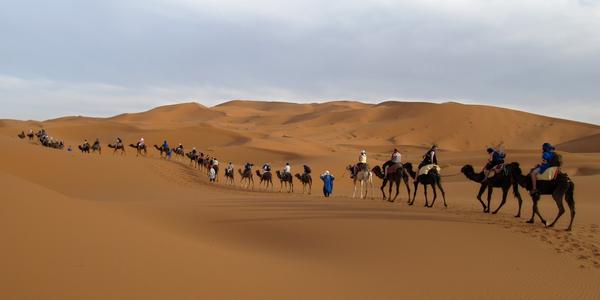 Karavana v Erg Chebbi