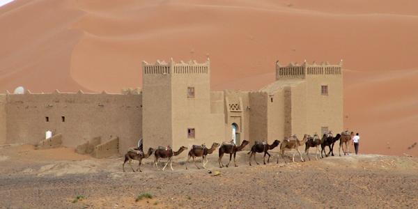 Na okraji pouště Erg Chebbi